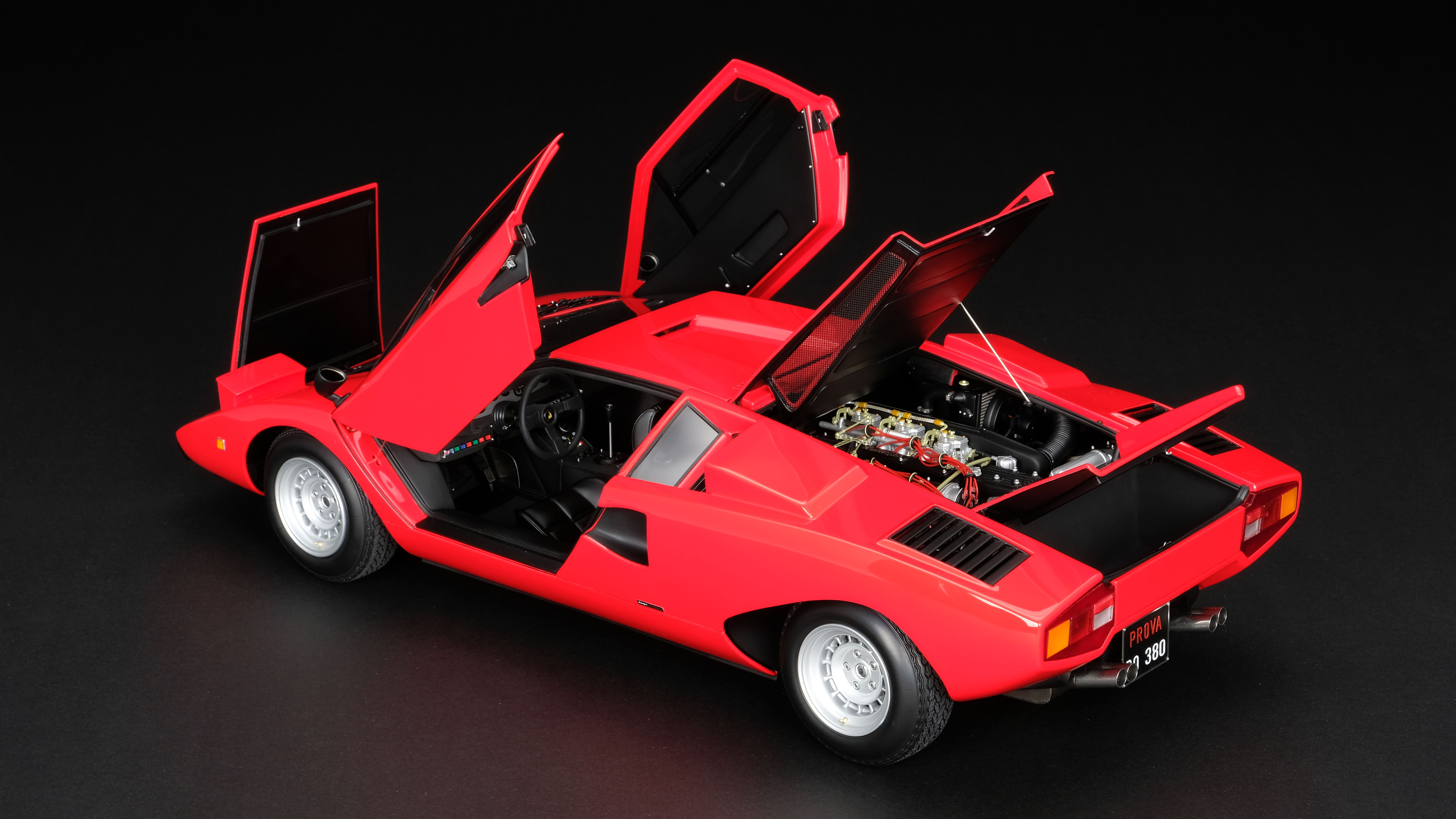 Lamborghini Countach & Revuelto 2台セット Lamborghini Countach - Rosso (
